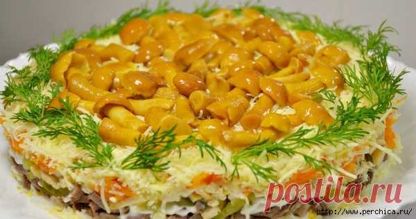 Пасхальные салаты с грибами