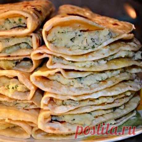 Кыстыбай – вкусные лепешки с картофелем