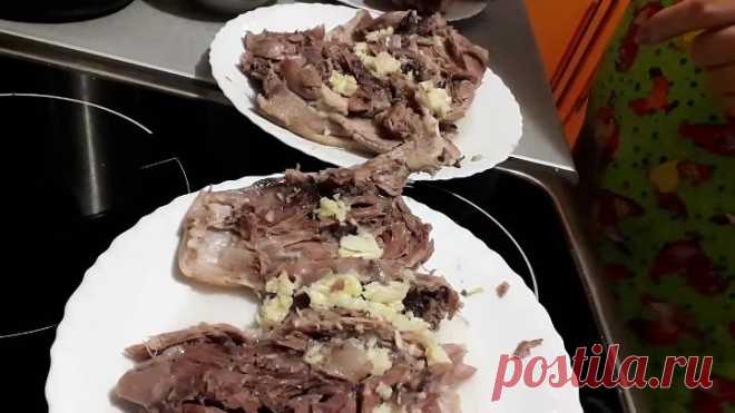 Самый вкусный Сальтисон из свиных рулек!!! #сальтисон Прессованное мясо.