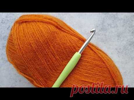 Masterpiece! How to crochet the most beautiful shawl. Crochet.