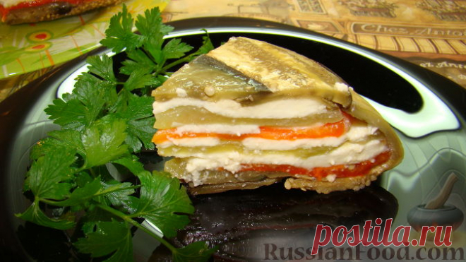 Рецепт: Террин из баклажанов на RussianFood.com
