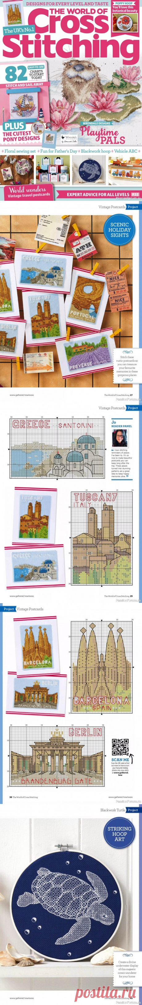 Коллекция вышивки в журнале «The World of Cross Stitching №346 2024» | Журналы