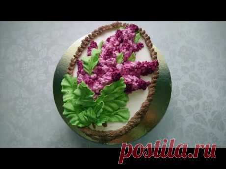 "ВЕТКА СИРЕНИ" КРЕМОВЫЙ ТОРТ