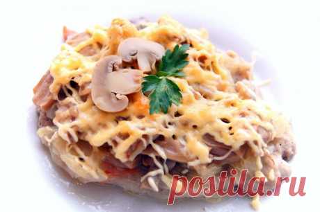 Для праздничного стола! Мясо по-купечески с грибами | Вкусные рецепты