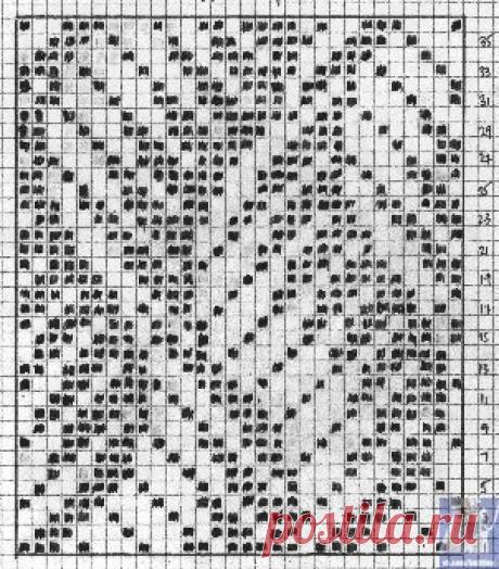 жаккардовый узор со схемой - Самое интересное в блогах