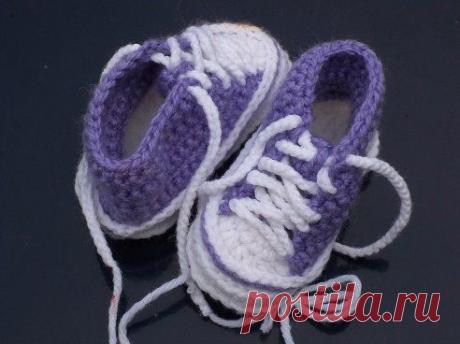 Вязание-Ваше хобби – Катерина Мушин добавила фотографию в альбом Пинетки для малышей( альбом работ...