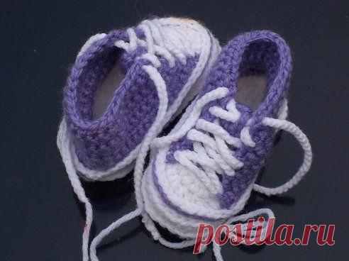 Вязание-Ваше хобби – Катерина Мушин добавила фотографию в альбом Пинетки для малышей( альбом работ...