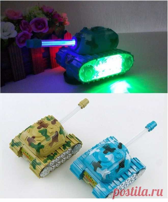 Светодиодный музыкальный танк!