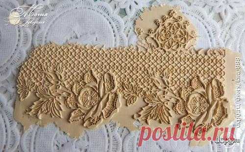 Как сделать литое кружево в декупаже — Алмаз строй