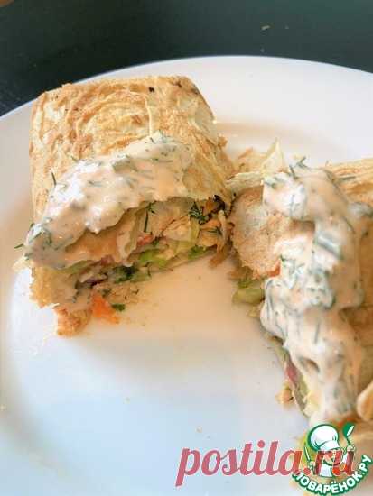 Шаурма с айсбергом и курицей