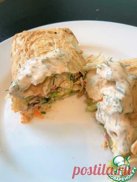 Шаурма с айсбергом и курицей