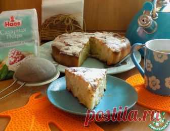Грушево-яблочный заливной пирог – кулинарный рецепт