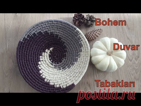 200  TL OLAN  AFRİKAN TABAĞI 15 TL YE YAPTIM | Bohem duvar dekoru | Afrikan sepet yapımı
