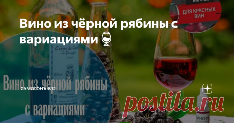 Вино из чёрной рябины с вариациями🍷 Чем хорошо вино из черноплодки Перечислять все её полезные свойства - не вижу смысла, опишу только свой опыт от употребления вина. При высоком артериальном давлении и как следствие плохого самочувствия, выпитый бокал вина давление понижает. Если же давление низкое, то происходит всё с точностью наоборот - давление поднимается до нормального. То есть вино из черноплодной рябины - стабилизирует давление. Что ещё? Вино получается мягким, в...