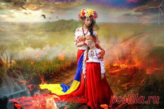 Хай мати не побачить смерті сина,
Хай дівчина не плаче за коханим,
Хай батько зможе виростить дитину. 
Хай прийде мир на нашу Україну! Юлія Хижавська