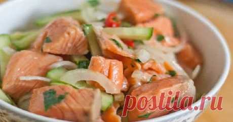 Салат из рыбы по-корейски