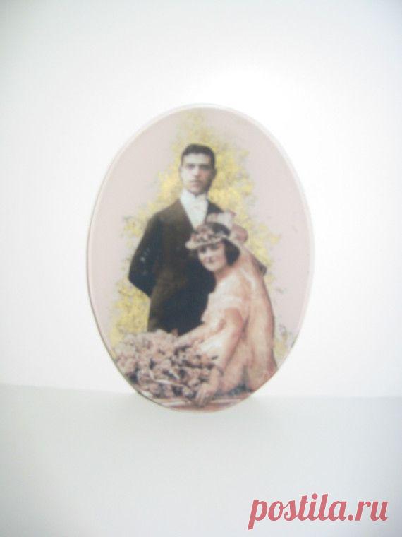 memory decoupage plate от GALLERYOFDECOUPAGE на Etsy