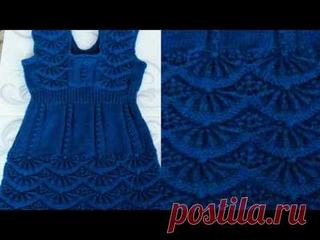 Woolen Frock for 3-5 Years of Kids/Different Knitting Design:Design-156