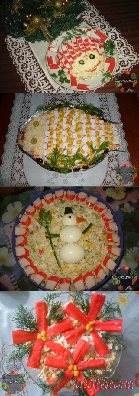 Салат из крабовых палочек – рецепт самый вкусный, быстрый и простой, натуральный + фото