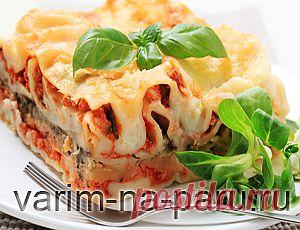 Рецепт лазаньи в мультиварке | Варим на пару