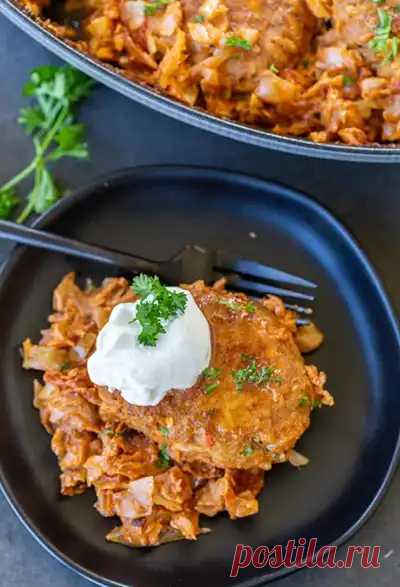 Рецепт ленивых голубцов