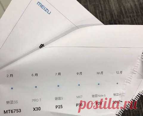 Meizu начнёт выпускать смартфоны на Snapdragon В сети появилась "дорожная карта", которая раскрывает планы Meizu на 2017 год. Фотография документа подтверждает слухи о том, что компания планирует выпустить в следующем году модернизированную версию смартфона Meizu M5, не так давно представленного публике. Предполагается, что модель M5S выйдет в феврале 2017 года и будет оснащена 64-битным восьмиядерным процессором MediaTek MT6753. Напомним, смартфон Meizu M5 работает на чипе…