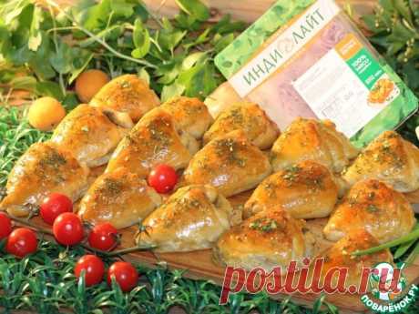 Рожки-пирожки с индейкой. Рожки-пирожки на картофельном тесте с начинкой, очень мягкие и ароматные. Тонкая румяная корочка и немного слоистая выпечка. Очень аппетитная и сытная начинка из фарша индейки с луком и грибами. Попробуйте приготовить, это очень вкусно!