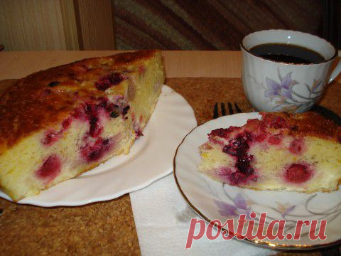 Манник без муки с ягодами - "низведение кефира". Продолжение)))) | Четыре вкуса