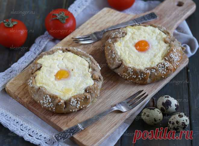 Полезная галета с творогом, сыром и яйцом - рецепт из рубрики «Завтраки – рецепты с фото, Рецепты выпечки»