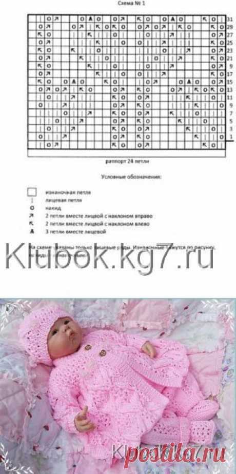 Жакет &quot;Цветочная фантазия&quot; для новорожденной девочки