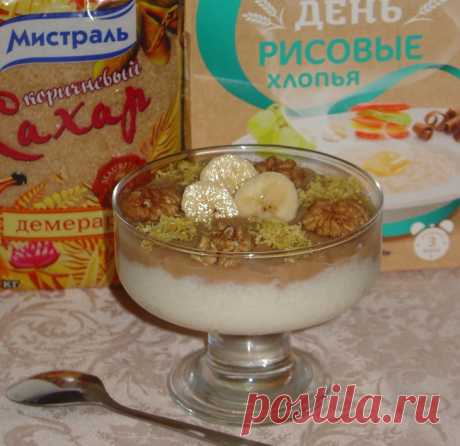 Рисовый пудинг банофи за 5 минут – рецепт с фото №120454