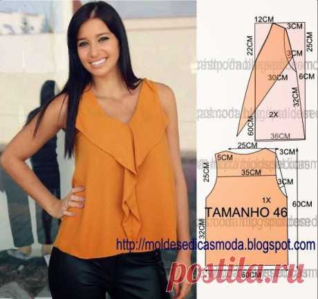 Moldes Moda por Medida: BLUSA FÁCIL DE FAZER-49