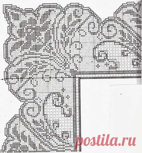 ​Роскошная вязаная кайма