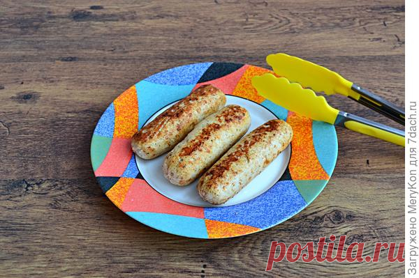 Домашние куриные колбаски. Пошаговый рецепт приготовления с фото