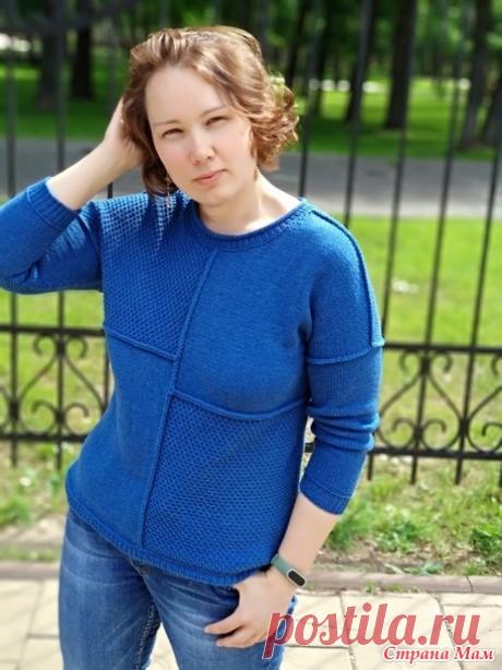 . Джемпер швами наружу. - Вязание - Страна Мам