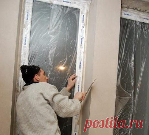 Как штукатурить откосы правильно