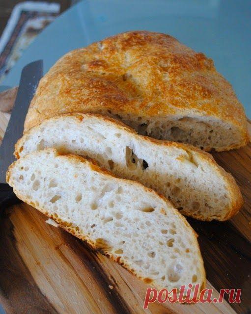 Невыразимая легкость кулинарного бытия...: Супер-простой домашний хлеб (без вымешивания теста)