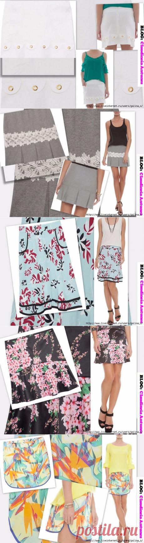 Юбки.Модные модели.