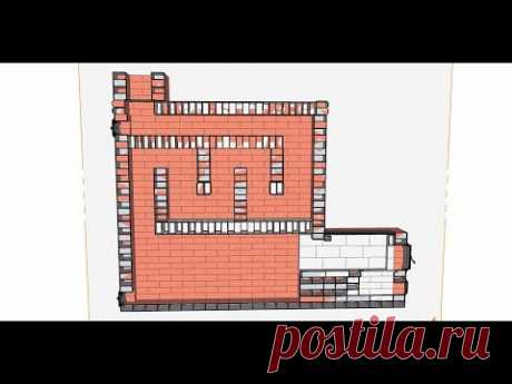 Порядовка печи "Финта".Строится без использования металла