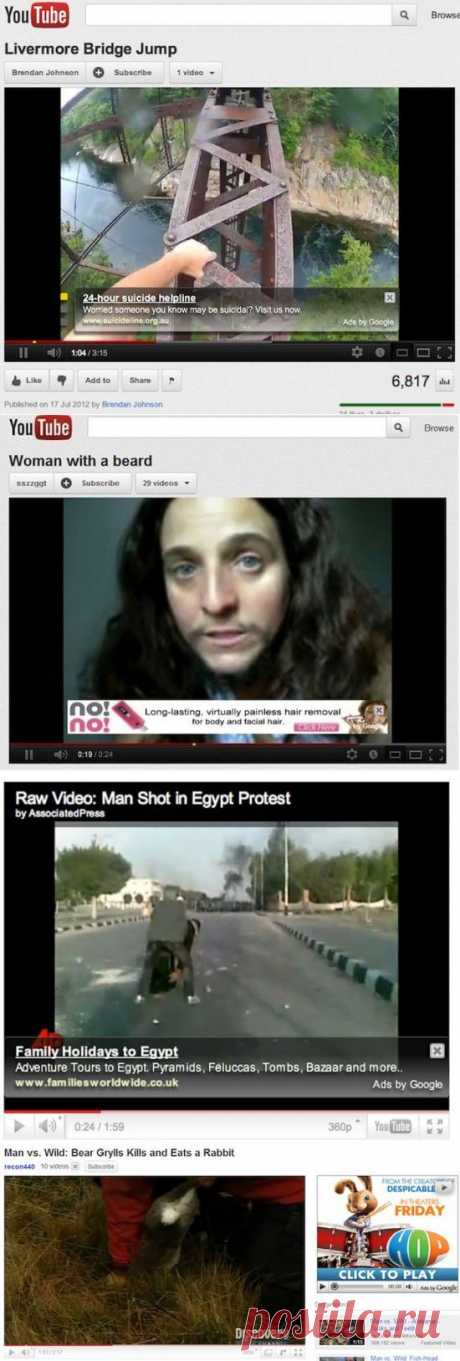 Is Youtube Awesome at Ad Targeting or Just Super Lucky? (19 Photos)