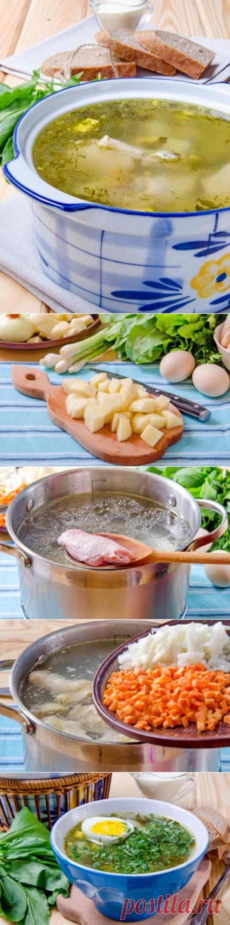 Зеленый борщ со щавелем.  | Еда XXI века. Кулинарный блог Тимошина Алексея.