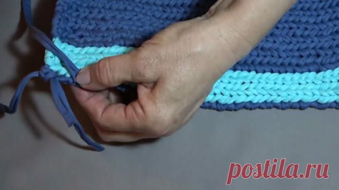 Элементарная технология, как сплести коврик любого размера | Домашние хлопоты | Яндекс Дзен