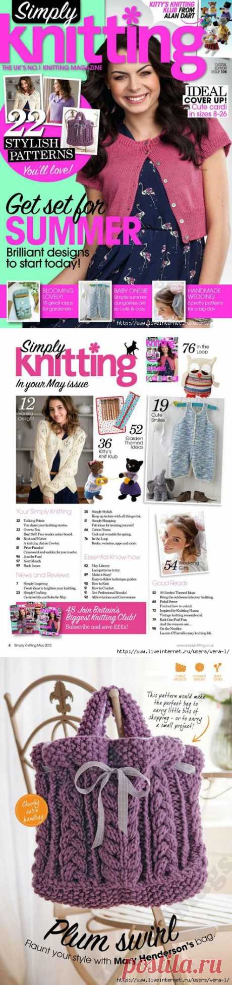 Simply Knitting 2013-5.