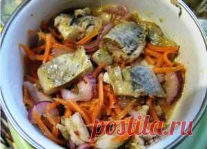 Лучшие кулинарные рецепты - Селёдочка по-корейски рецепт