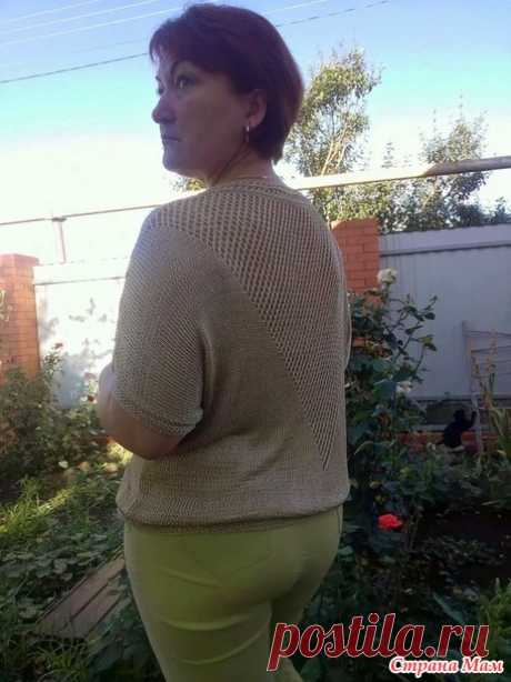 Топ по описанию ОТ KUZMINA ELENA - Вязание - Страна Мам