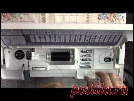 Как правильно намотать шпульку нашвейную машинку Janome QC2325 Часть2.Видео №8.