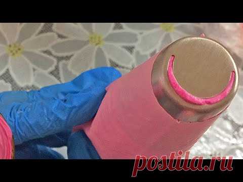 Это невероятно! Простое, но очень эффектное украшение торта