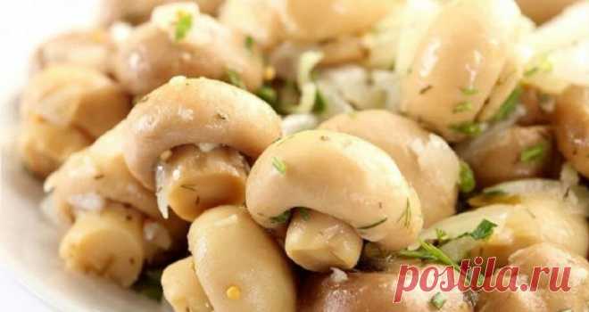 Шампиньоны маринованные. Ну очень быстрый рецепт