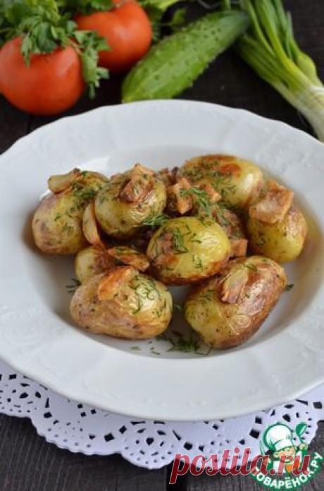 Молодой картофель с салом в мультиварке - кулинарный рецепт