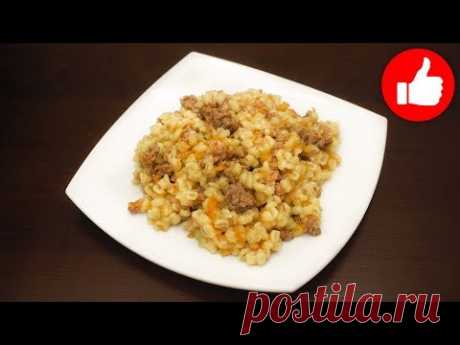 ВКУСНАЯ ПЕРЛОВАЯ КАША С ФАРШЕМ В МУЛЬТИВАРКЕ. В РЕЦЕПТЕ ИСПОЛЬЗУЕТСЯ МУЛЬТИВАРКА РЕДМОНД